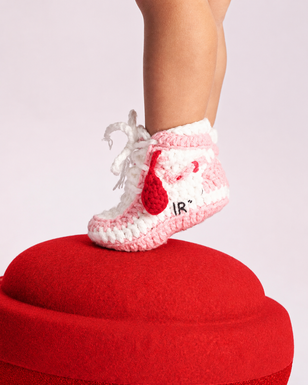 AJ1 PINK Sneaker Socken